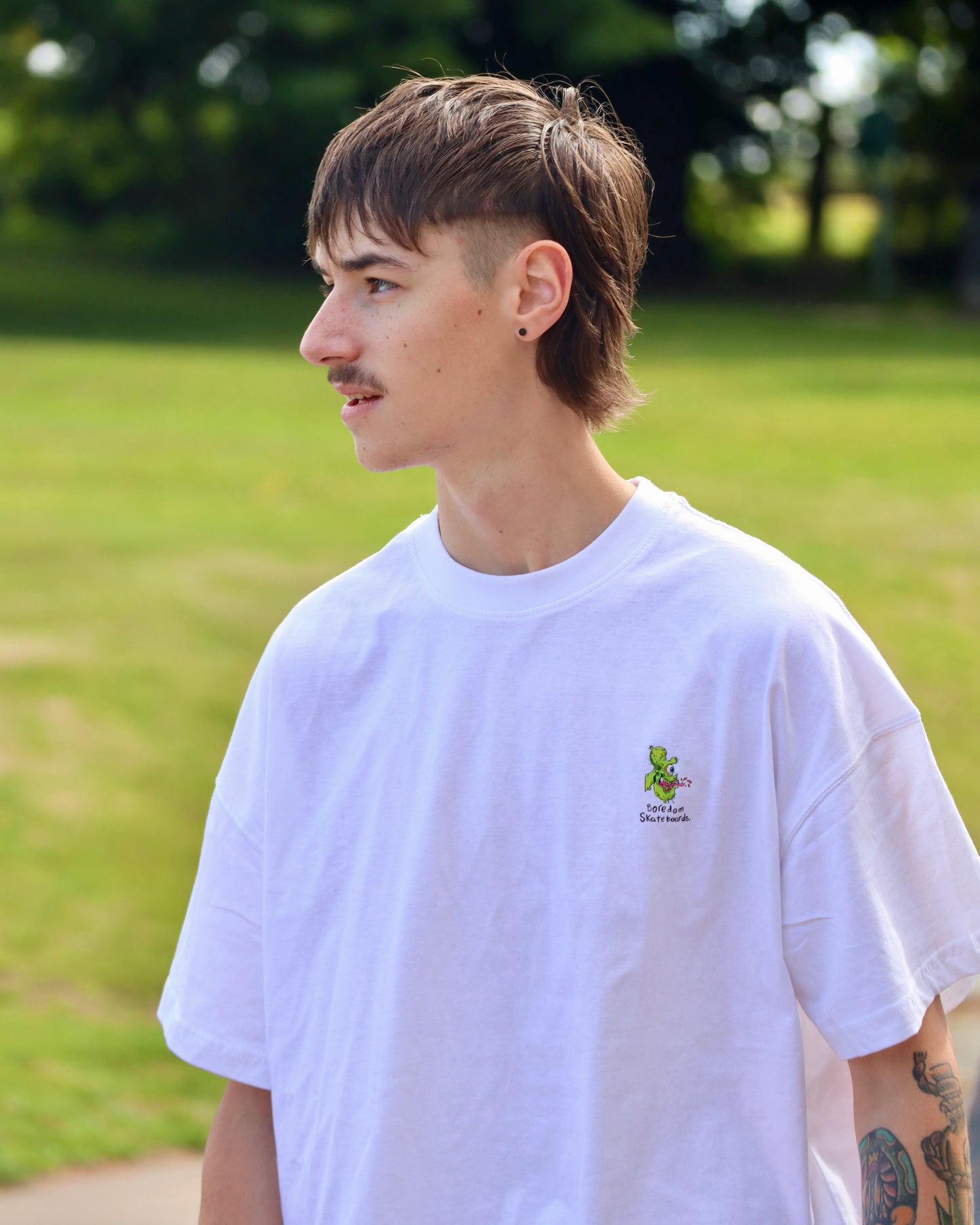 Oversized Boredom Skateboards Tee