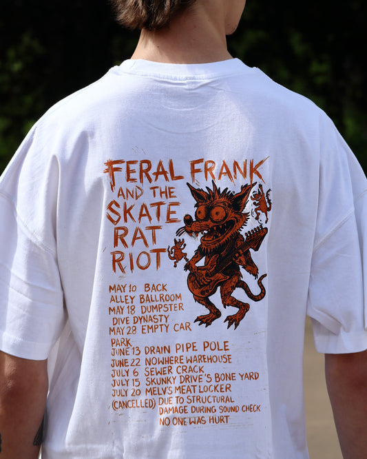Oversized Rat Riot Graphic Tee