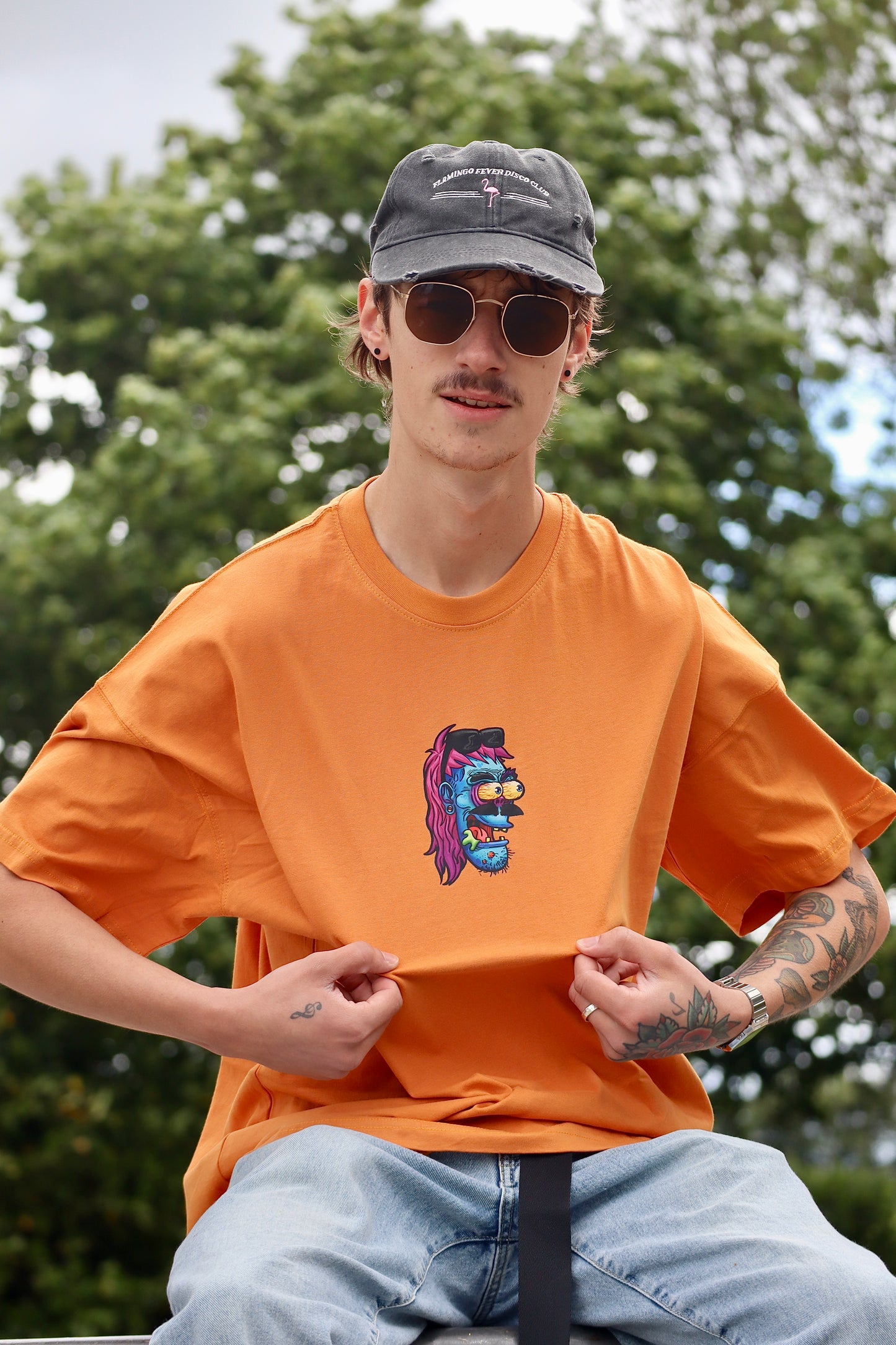Oversized Mullet Mike Graphic Tee