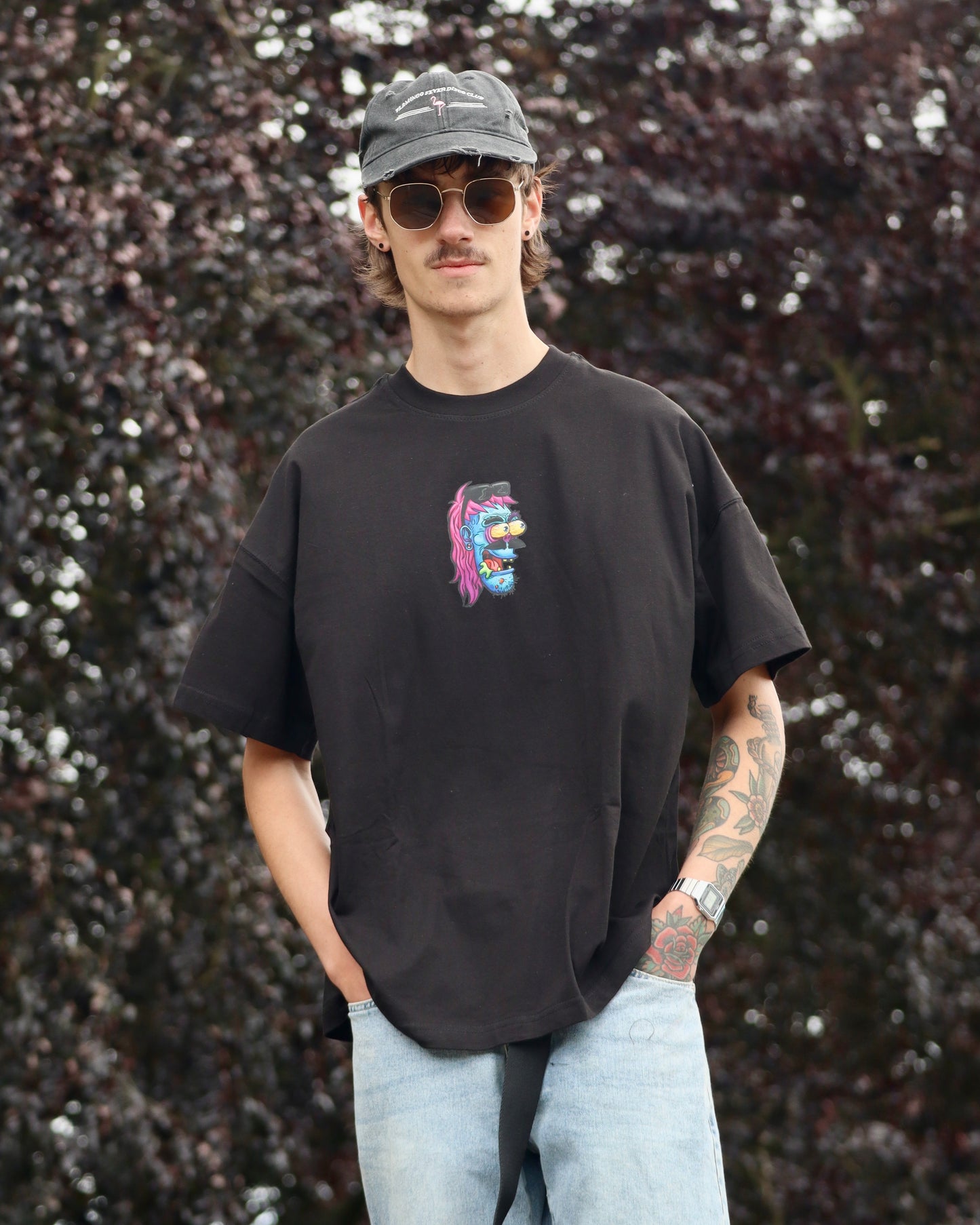 Oversized Mullet Mike Graphic Tee